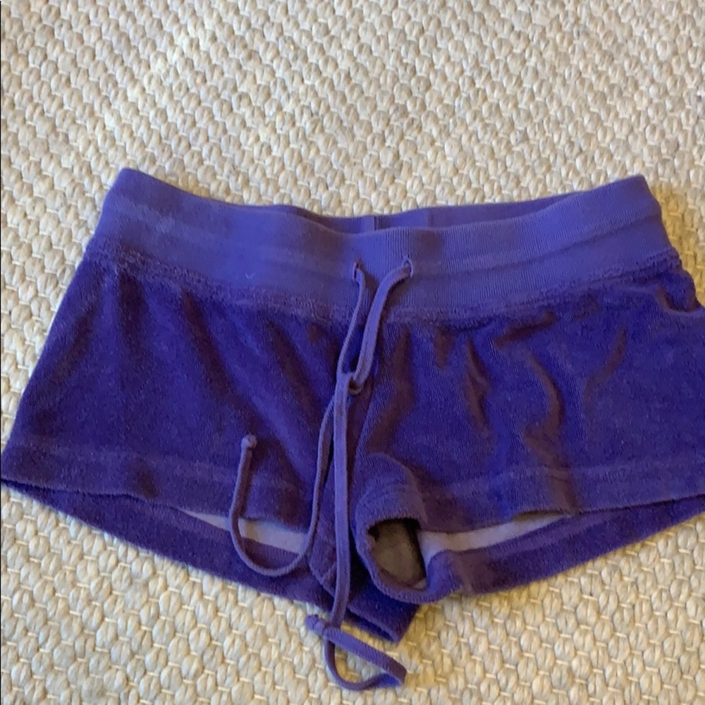Purple Hard tail shorts
